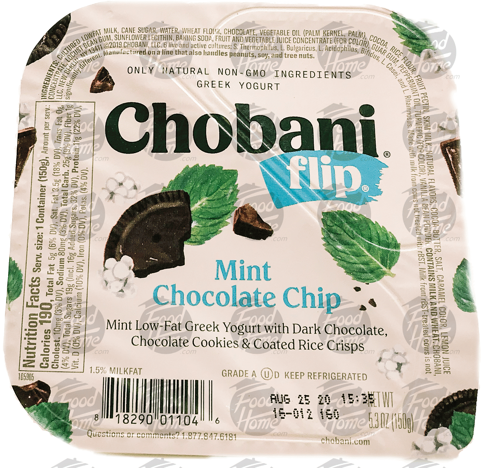 Chobani Flip mint choclate chip, cup Full-Size Picture